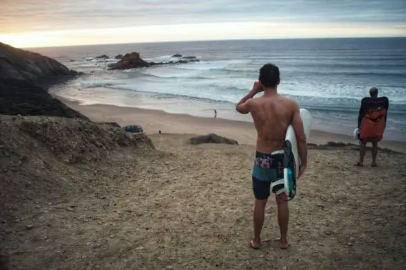 Surfing in Sagres