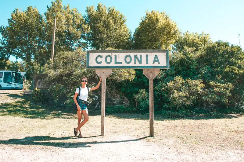 colonia del sacramento sign