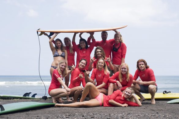 Solid surf and yoga surf camp