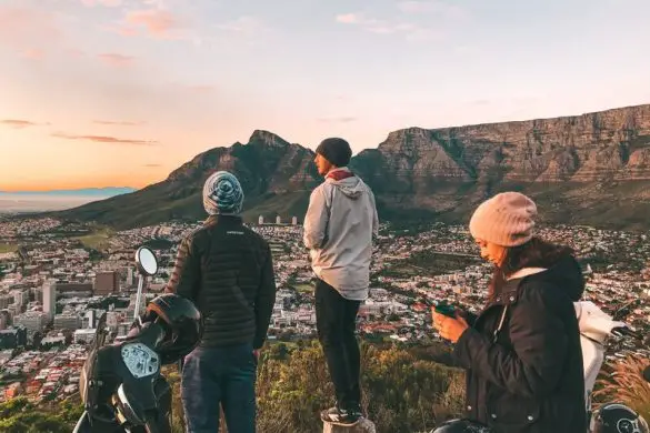 cape town at sunset