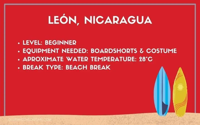 leon nicaragua surf