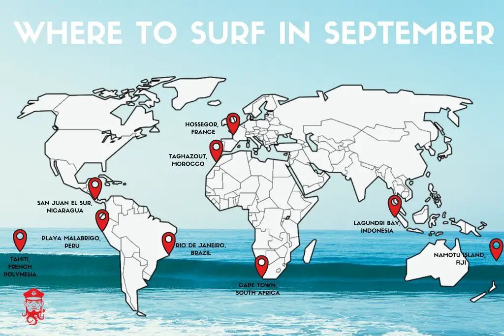best spots to surf in september