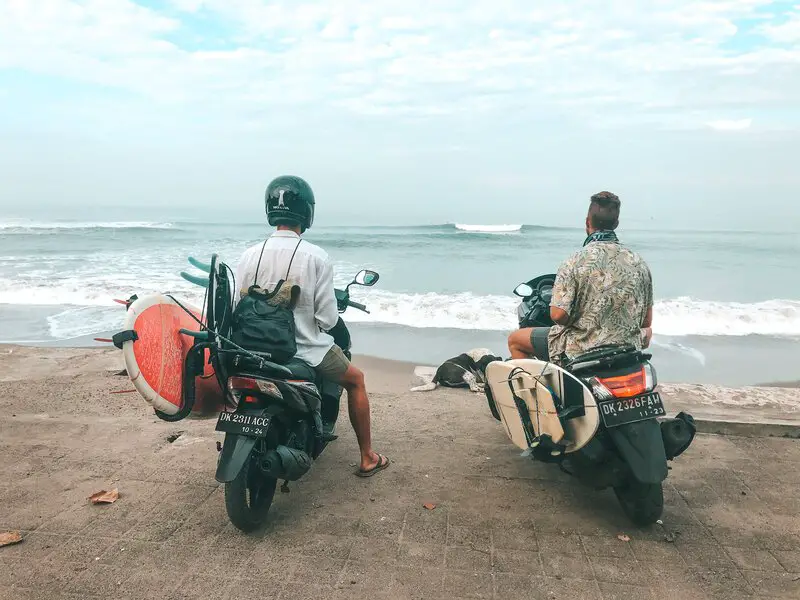 scouting for waves in bali